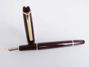 正規品 MONTBLANC モンブラン 万年筆 マイシュターシュティック 4810 ペン先 585ゴールド ボルドーカラー ドイツ製