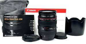 ★訳あり大特価★ CANON キヤノンEF 24-70mm F2.8 L USM ULTRASONIC AF不良 箱 説明書 備品多数#A755