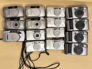 ★訳あり大特価★ MINOLTA ミノルタ CAPIOS 25 75 115 125S 140 150S 160A 15台まとめ コンパクトフィルムカメラ 動作未確認 #A803#8482#