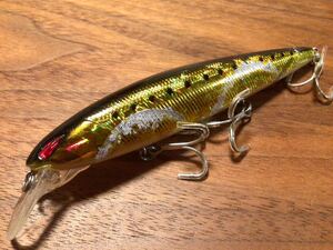 Y★中古★NORIES ノリーズ LAYDOWN MINNOW MID 110F レイダウンミノーMID 110F“フローティング”「ホログラムUSゴールドラッシュ」