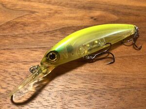 Q★超美品★TSUNEKICHI 常吉 ツネキチ SLIP MINNOW 60SP スリップミノー60SP「ナチュラルホワイトチャート」シャッド ミノー