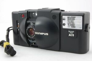 Olympus オリンパス XA2 + A11フラッシュ ピント難有　返品保証#131