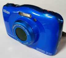 【防水 耐衝撃】Wi-Fi Bluetooth デジカメ Nikon COOLPIX W100 ブルー_画像2