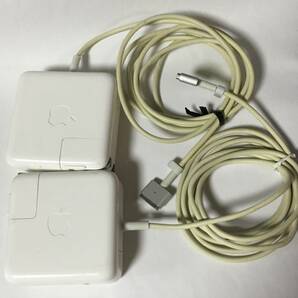 【Apple純正2個セット】 MacBook A1436 MagSafe 2 ACアダプター 45Wの画像1