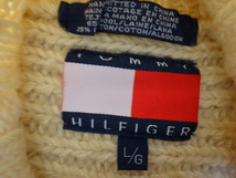 美品　TOMMY HILFIGER トミー ヒルフィガー タートルネックセーター　ケーブル編み　ローゲージ　ざっくり_画像9