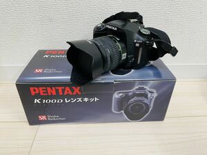 PENTAX K100D レンズキット smc PENTAX-DA 1:3.5-5.6 18-55mm AL 通電OK ジャンク 現状品 中古 欠品あり カメラ ペンタックス 長期保管品