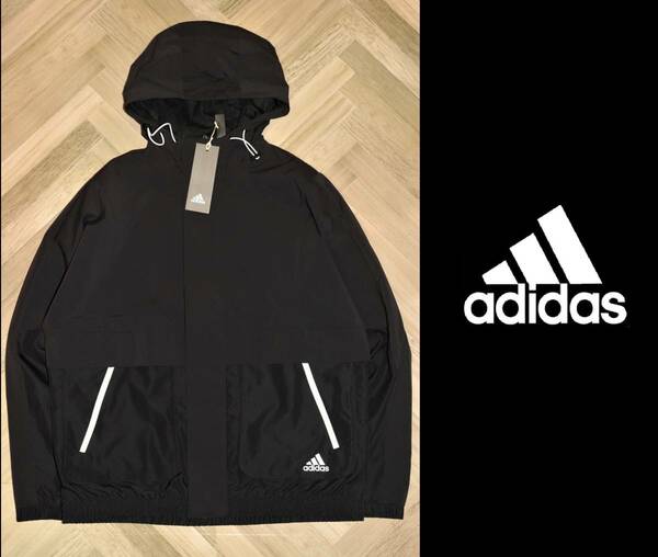 送料無料 特価即決【未使用】 adidas ★ ストリート ウーブン ポケット ジャケット (Lサイズ) ★ アディダス H40211・税込定価1万2100円 