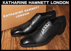  free shipping prompt decision [ unused ] KATHARINE HAMNETT LONDON * out feather strut chip business shoes 26cm * Katharine Hamnett 3987