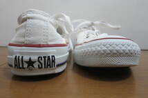 CONVERSE コンバース ALL STAR オールスター 1707 LOW ローカットスニーカー 白×赤ライン 23㎝ O2402B_画像3