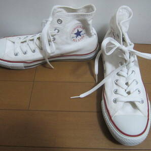 ③ CONVERSE コンバース ALL STAR オールスター M7650 HI ハイカットスニーカー 白 27㎝ O2402Dの画像1