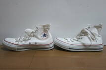 ② CONVERSE コンバース ALL STAR オールスター M7650 HI ハイカットスニーカー 白 23.5㎝ O2402D_画像4