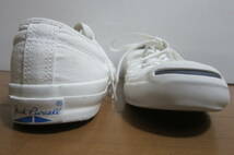 ⑤ CONVERSE コンバース JACK PURCELL ジャックパーセル 1R193 LOW ローカットスニーカー 白 24.5㎝ O2402D_画像3