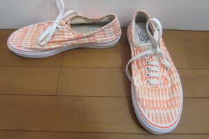 VANS バンズ V44R FD 600188-0001 メンズシューズ スニーカー オレンジ×白 28㎝ O2402E