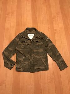  superior article *Abercrombie&Fitch|A&F* Abercrombie & Fitch size M M-65 field jacket rare camouflage camouflage pattern & Logo patch attaching IDEAL-ZIPhe vi cotton 