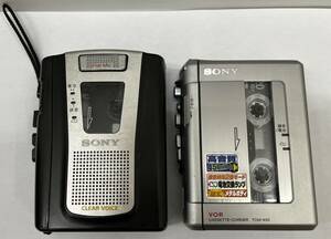 2点 まとめ SONY ソニー TCM-36 動作確認済み、TCM-450 ジャンク カセットウォークマン　録音機 カッセト レコーダー 6723M