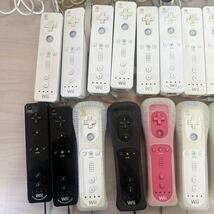 ■ C-5 Nintendo 任天堂 Wii Wiiリモコン ヌンチャク コントローラー ハンドル モーションプラス ゲーム周辺機器 大量まとめ 動作未確認_画像5