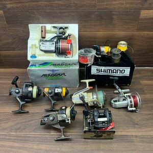 ■ C-98 SHIMANO シマノ リール 釣具 フィッシング 釣り GT1000 GT3000 RX1 AEROCAST 7000EX 8点セット ジャンク