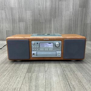 ■C-183 AIWA アイワ CSD-NS1 コンパクトディスクステレオラジオカセットレコーダー 音響機器 木目 簡易動作確認済み