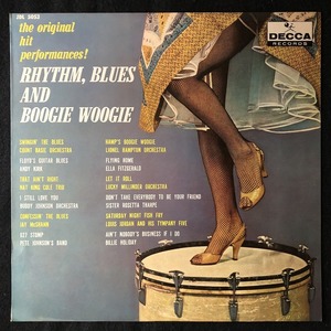 【ペラジャケ】美品 / カウント・ベイシー 他「RHYTHM,BLUES AND BOOGIE WOOGIE」/ COUNT BASIE 、LIONEL HAMPTON 他 / レア盤