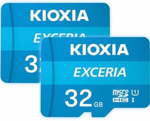 microSD　マイクロSDカード　32GB キオクシア　2枚