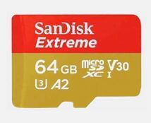 4K 対応　マイクロsd microSD 64GB エクストリーム_画像1