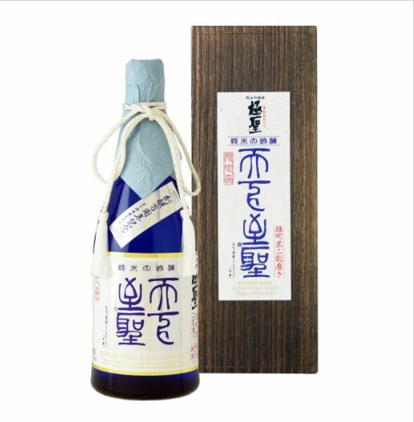 極聖 純米大吟醸 天下至聖 720ml （木箱入り）日本酒/岡山県/宮下酒造x10本