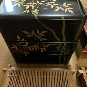 まとめ売り 重箱 食器 そば うるし塗装 伝統工芸 飛騨の画像2