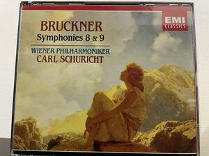 ブルックナー　交響曲第8番& 第9番　シューリヒト指揮　ウィーン・フィルハーモニー　2CD