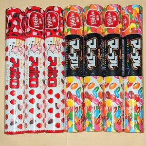 ビッグサイズチョコレート７個◆meiji マーブルチョコレートジャンボ　アポロジャンボ