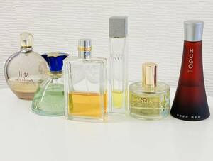 【香水6本おまとめ】CHANEL シャネル ALLURE アリュール GUCCI/グッチ ENVY エンヴィ HUGO BOSS ヒューゴボス LoLLIA ロリア 他 現状品 