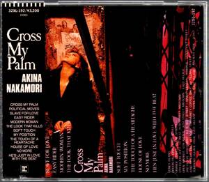 税表記なし帯付きCD☆中森明菜／Cross My Palm（32XL-192） 英語アルバム、クロス・マイ・パーム