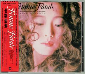 税表記なし帯付きCD☆中森明菜／Femme Fatale（32XL-195） ピーター・フランプトン、マイケル・トンプソン、スティーヴ・ファリス