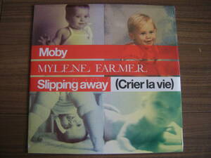 ★[未開封仏原盤12Maxi] Moby + Mylene Farmer/Slipping Away (Crier La Vie)/4 Version/33 RPM/ミレーヌ・ファルメール + モービー 
