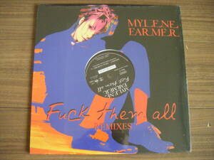 ★[未開封仏原盤12Maxi] Mylene Farmer/Fuck Them All (Remixes)/3 Version/45&33RPM/from 6th Avant Que l'ombre/ミレーヌ・ファルメール 