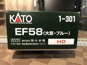 KATO　1-301　EF58(大窓・ブルー)・ジャンク