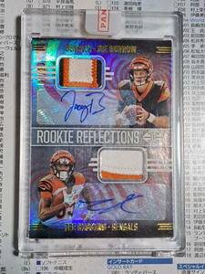 2020 PANINI ILLUSIONS Joe Burrow/Tee Higgins 10枚限定 patch auto rc