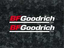 BFGoodrich グッドリッチ 防水 カッティングステッカー 20cm 2枚セット_画像1