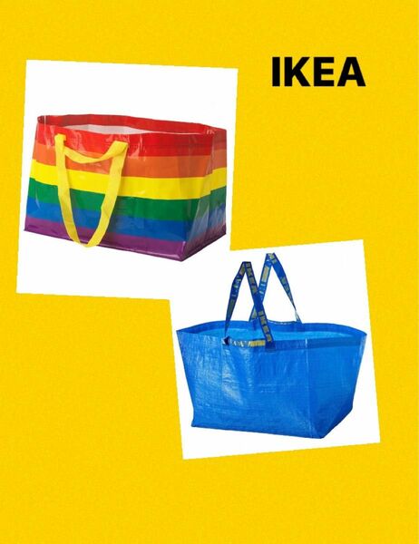 IKEA ショッピングバッグ　２点　 イケア