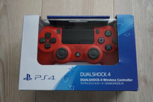 ★【純正品】PS4 ワイヤレスコントローラー（DUALSHOCK4) マグマ・レッド　CUH-ZCT2J マグマレッド★　送料無料