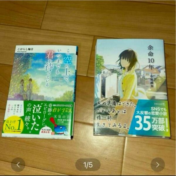 この空の上で、いつまでも君を待っている　と　　　　余命１０年　　【2冊セット】