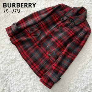 [Extreme Beauty] Burberry Blue Label Burberry Blue Label Проверка Bluzon Horse Logo Logo Linting Total Pattern L