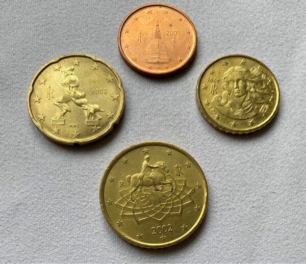 ユーロコイン　硬貨 50セント 20セント 10セント 2セント