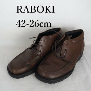 MK4669*RABOKI*ラボキ*メンズシューズ*42-26cm*茶