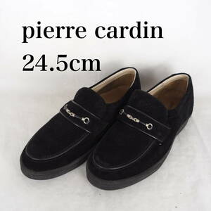 MK4694*pierre cardin*ピエールカルダン*メンズローファー*24.5cm*黒