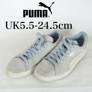 MK4900*PUMA* Puma * men's sneakers *UK5.5-24.5cm* light blue 