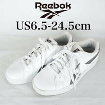 MK4982*Reebok*リーボック*ジュニアスニーカー*US6.5-24.5cm*白_画像1