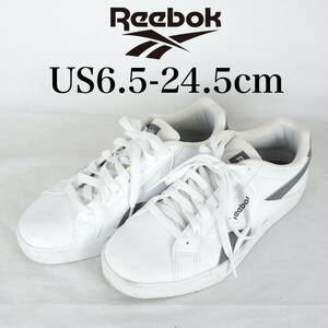 MK4982*Reebok*リーボック*ジュニアスニーカー*US6.5-24.5cm*白