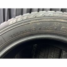 ブリヂストン BLIZZAK REVO GZ 185/60R15 4本SET◇2011年製6~7分山スタッドレスタイヤ◇中古 特筆すべき損傷なし◇ヴィッツ フィット等に_画像9