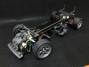 1/10 タミヤ TA03F PRO FRP 中古シャーシー　オプション多数　状態良好　走行少ない