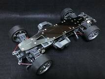 1/10 タミヤ TA03F PRO FRP 中古シャーシー　オプション多数　状態良好　走行少ない_画像3